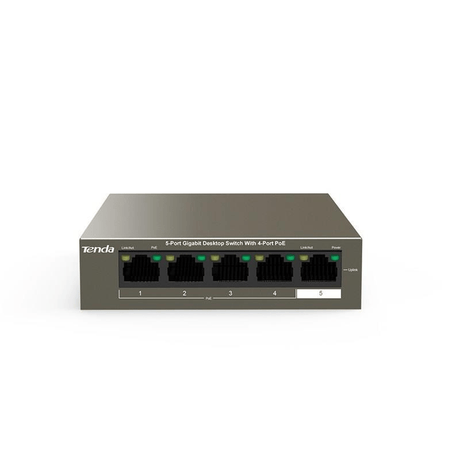 Tenda TEG1105P-4-63W 5-port Gigabit Desktop Switch with 4-port PoE