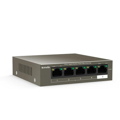 Tenda TEG1105P-4-63W 5-port Gigabit Desktop Switch with 4-port PoE