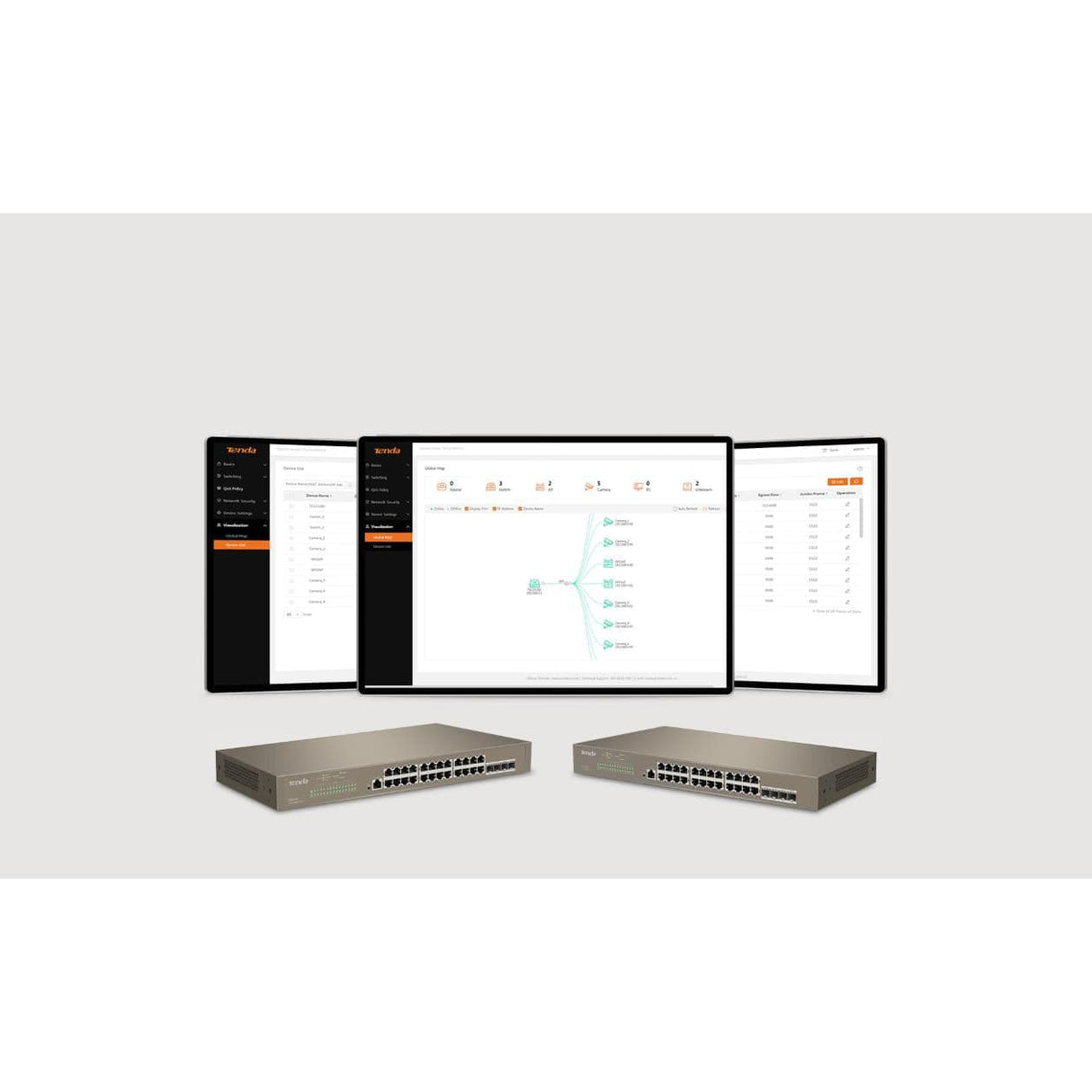 Tenda 4XSFP L2 Switch 24 Port TEG3328F