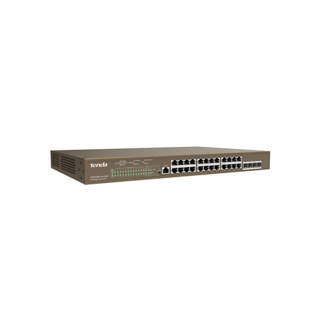 Tenda TEG5328P-24-410W Managed L3 Gigabit Ethernet (10/100/1000) Power over Ethernet (PoE) 1U Grey