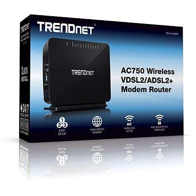 Trendnet TEW-816DRM wireless router Gigabit Ethernet Dual-band (2.4 GHz / 5 GHz) Black