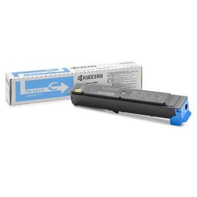 Kyocera TK-5215C Cyan Toner Kit Cartridge 15,000 Pages Original Single-pack