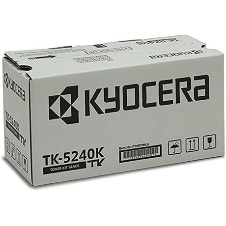 Kyocera TasKalfa M5526cd Black Toner Cartridge 4000 Pages Original TK-5240K-DTP