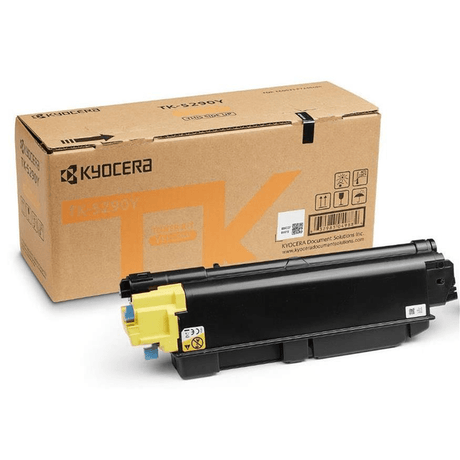 Kyocera TK-5290Y Yellow Toner Kit Cartridge 13,000 Pages Original Single-pack