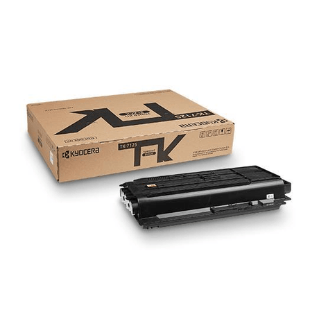 Kyocera TK-7125 Black Toner Kit Cartridge 20,000 Pages Original Single-pack