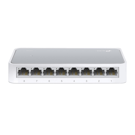 TP-Link TL-SF1008D 8-Port 10/100 Mbits Desktop Switch Unmanaged Ethernet White