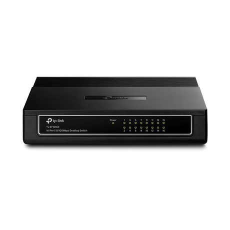 TP-Link TL-SF1016D Network Switch Fast Ethernet 10/100 Mbits Black