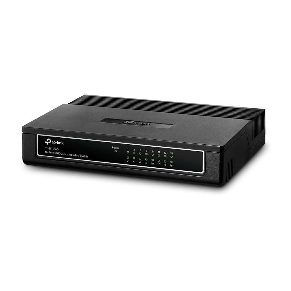 TP-Link TL-SF1016D Network Switch Fast Ethernet 10/100 Mbits Black