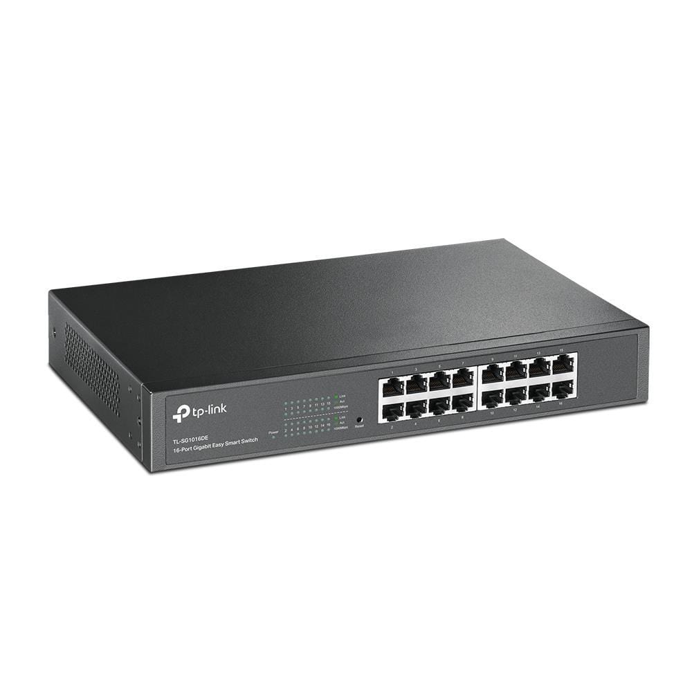 TP-Link TL-SG1016DE Managed Network Switch L2 Gigabit Ethernet 10/100/1000 Mbits Black