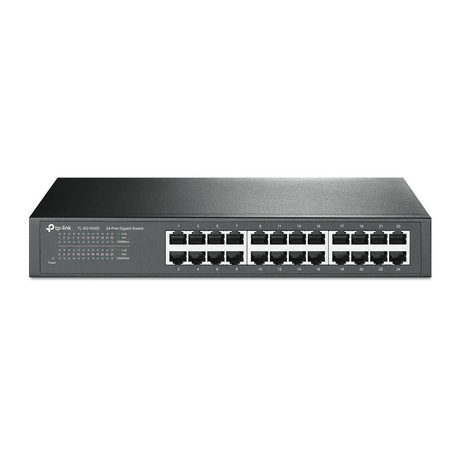 TP-Link TL-SG1024D Unmanaged Network Switch Gigabit Ethernet 10/100/1000 Mbits Grey