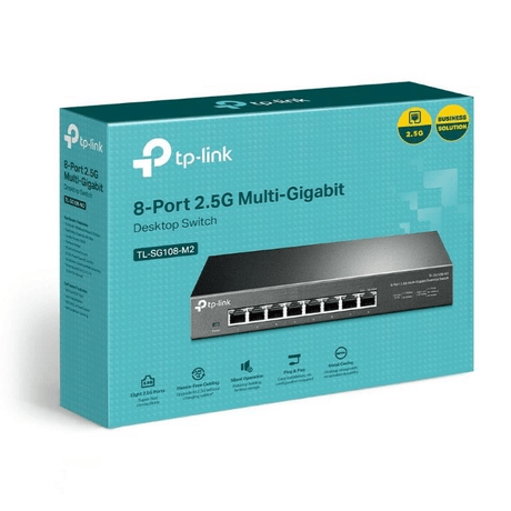 TP-Link 8-Port Desktop Switch TL-SG108-M2