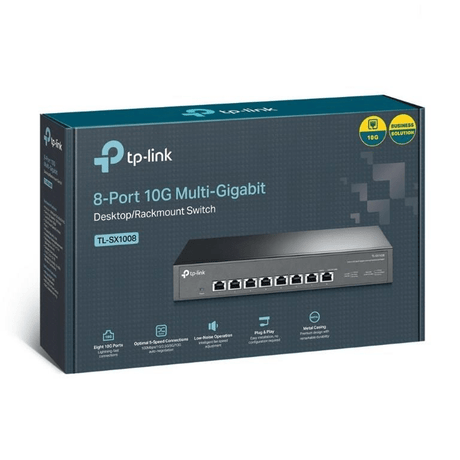 TP-Link 8-Port Rackmount Network Switch TL-SX1008