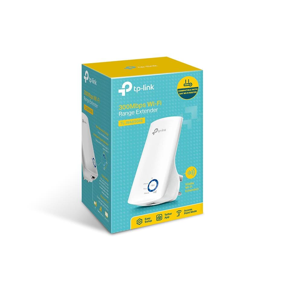 TP-Link 300Mbps Wi-Fi Range Extender TL-WA850RE