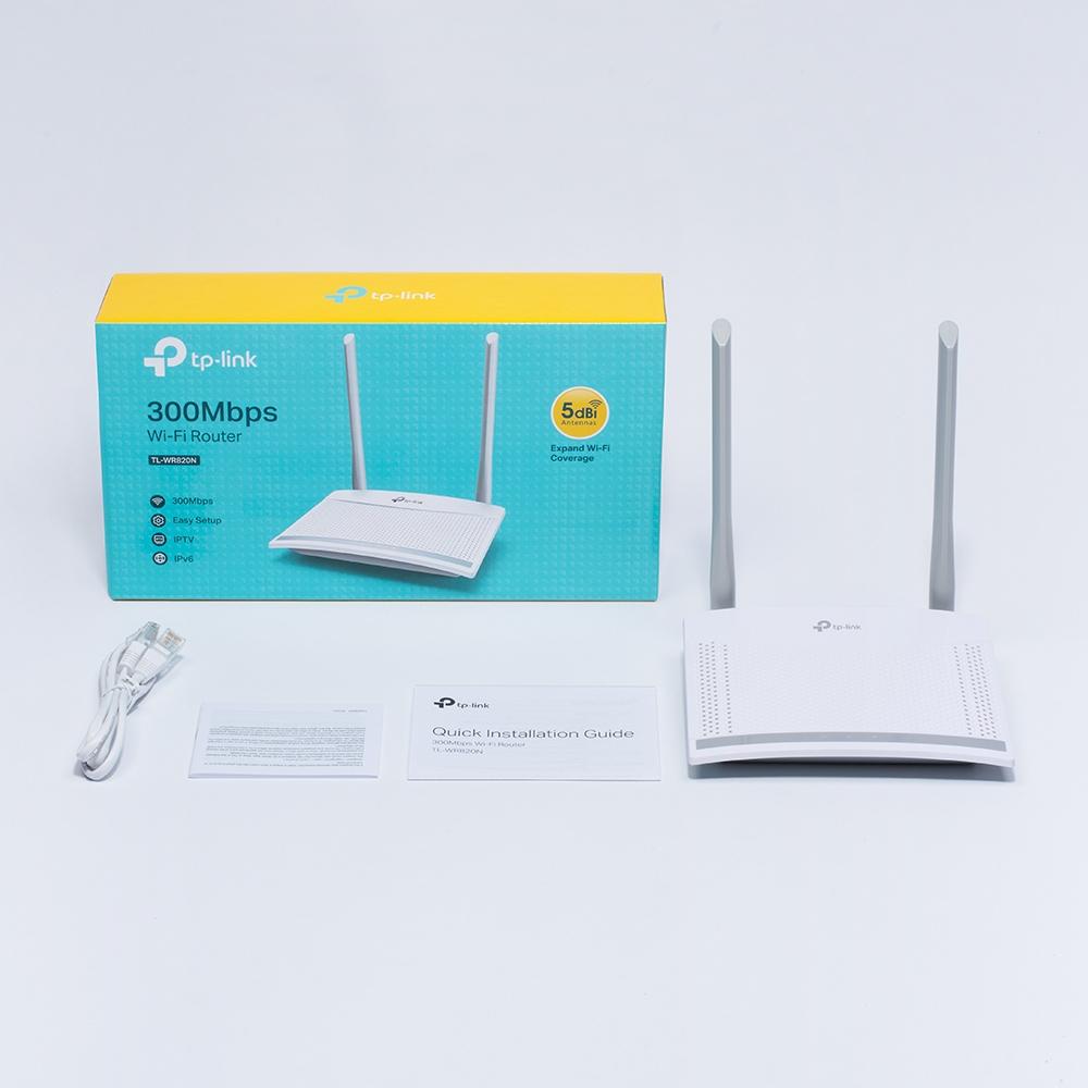 TP-Link TL-WR820N Wi-Fi 4 Wireless Router - Single-band 2.4GHz Fast Ethernet White