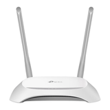 TP-Link TL-WR840N Wi-Fi 4 Wireless Router - Single-band 2.4GHz Fast Ethernet Gray and White