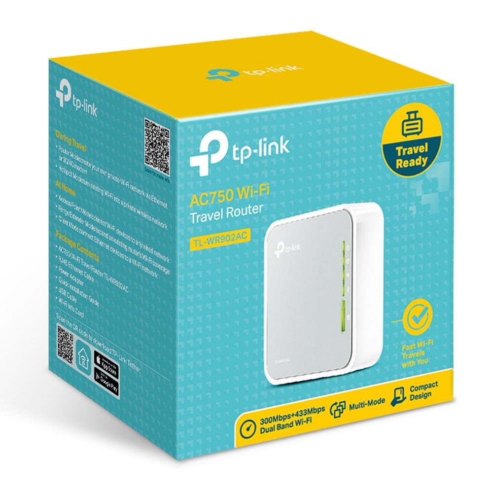 TP-Link TL-WR902AC Wireless Router Fast Ethernet Dual-Band (2.4 Ghz / 5 Ghz) 3G 4G White