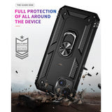 Tuff-Luv Rugged Armour Case and Stand for Apple iPhone 14 Pro - Black TLIP14PRORB