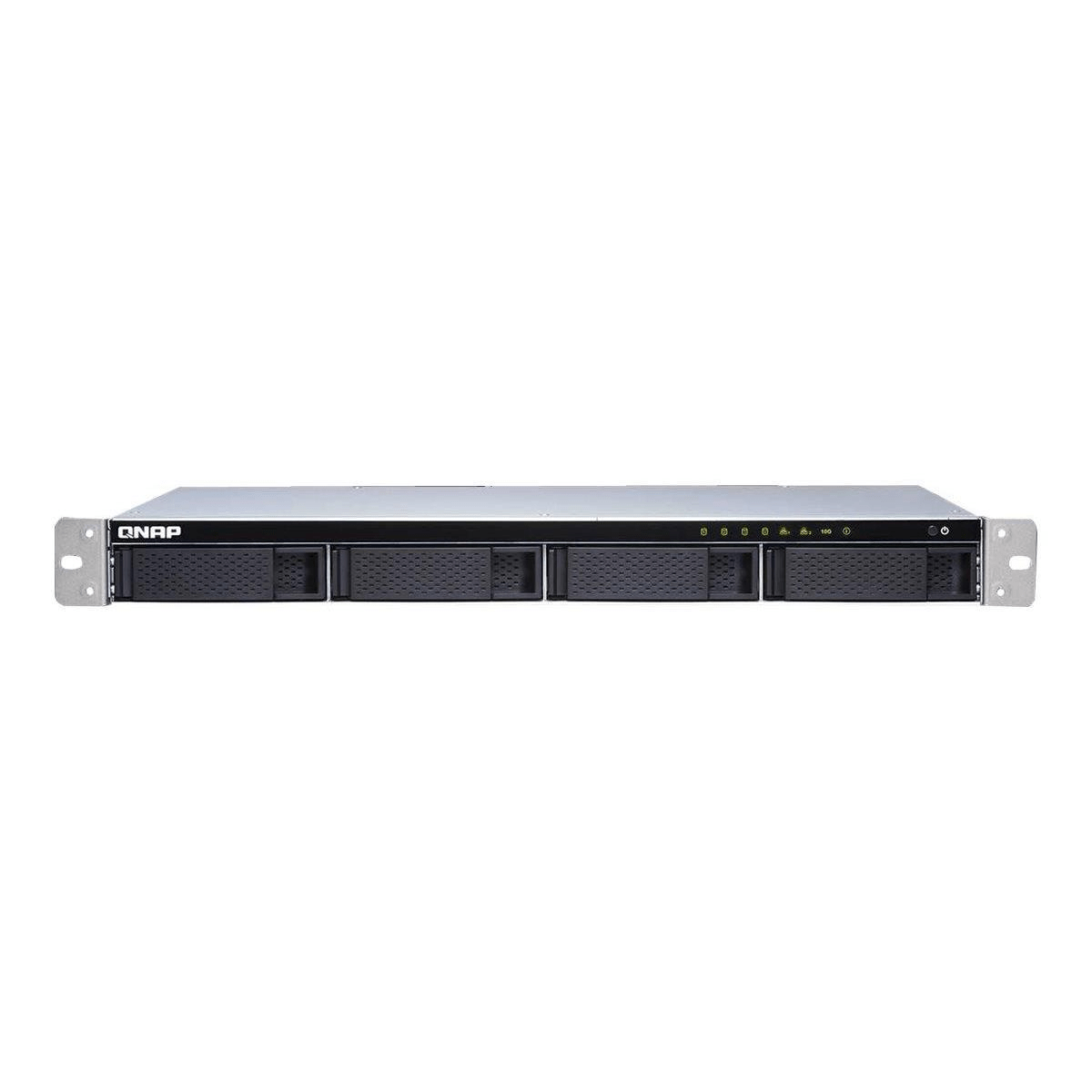 QNAP TS-431XeU Alpine AL-314 Ethernet LAN Rack (1U) Black and Stainless Steel NAS TS-431XEU-2G