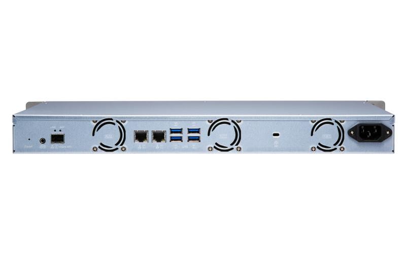 QNAP TS-431XeU Alpine AL-314 Ethernet LAN Rack (1U) Black and Stainless Steel NAS TS-431XEU-2G