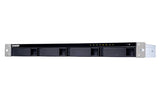 QNAP TS-431XeU Alpine AL-314 Ethernet LAN Rack (1U) Black and Stainless Steel NAS TS-431XEU-2G