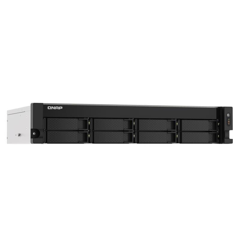 QNAP TS-873AU-RP-4G NAS/storage server Rack (2U) Ethernet LAN Black, Grey V1500B