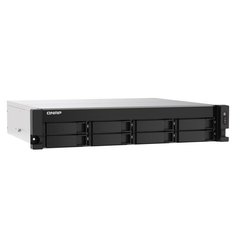 QNAP TS-873AU-RP-4G NAS/storage server Rack (2U) Ethernet LAN Black, Grey V1500B