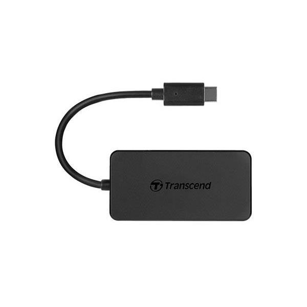 Transcend HUB2C 4-port USB 3.1 Gen 1 Type-C Hub Black TS-HUB2C