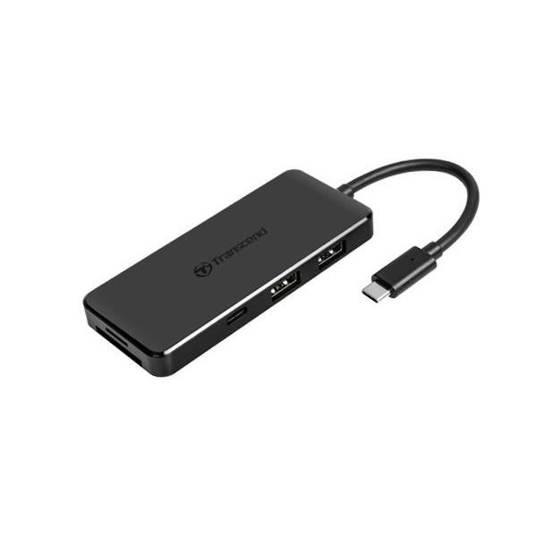 Transcend HUB5C USB 3.2 Gen 2 (3.1 Gen 2) Type-C Black TS-HUB5C