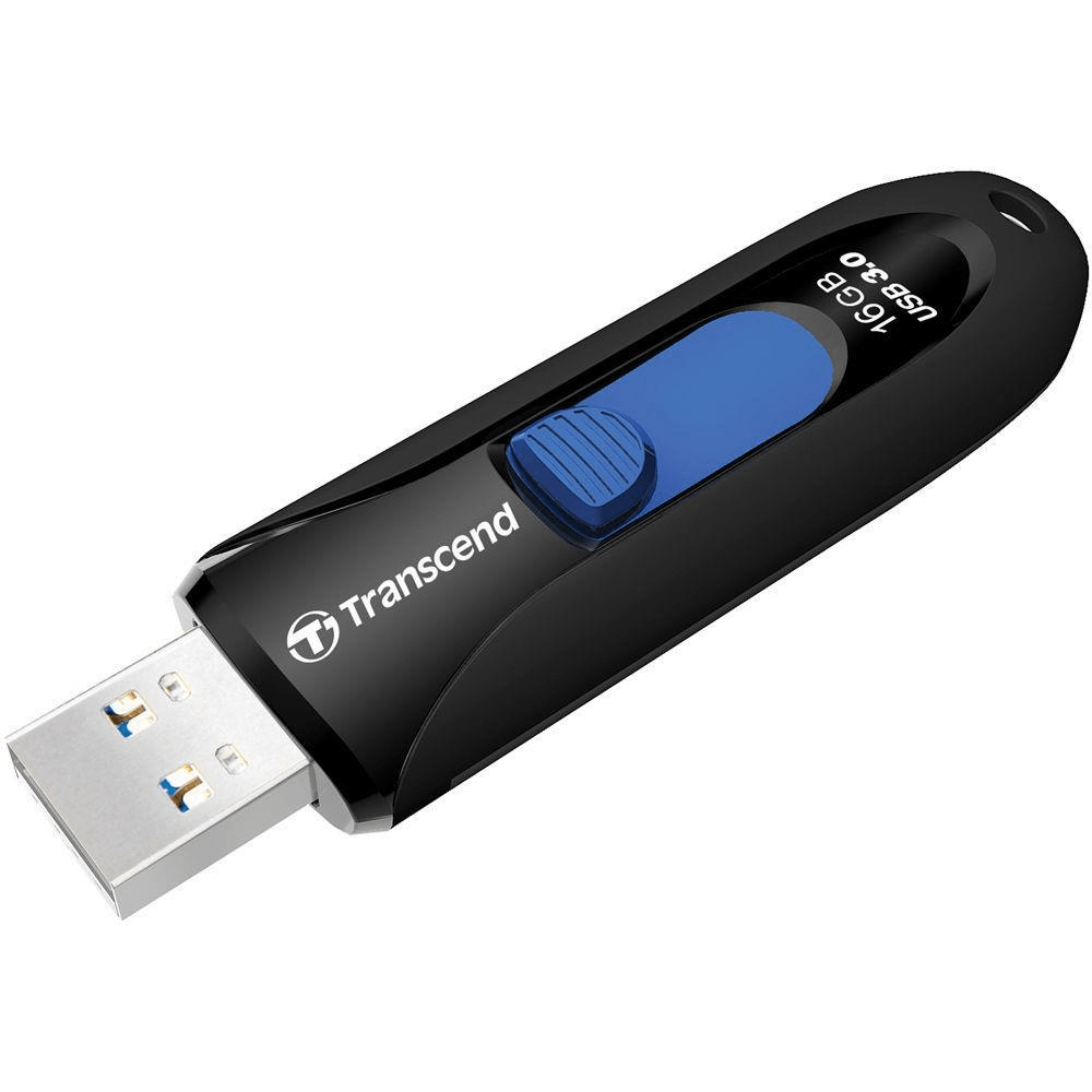 Transcend JetFlash 790 16GB Black USB 3.2 Gen 1 Type-A USB Flash Drive TS16GJF790K