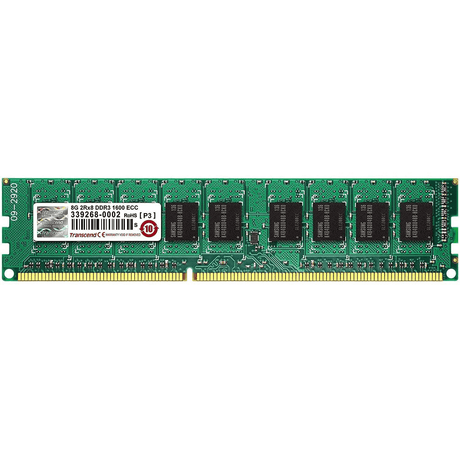 Transcend 8 GB DDR3 1333MHz DIMM ECC memory module TS1GLK72V3H