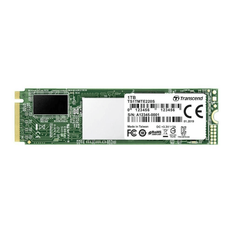 Transcend PCIe 220S 1TB Internal SSD TS1TMTE220S