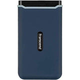 Transcend ESD370C Portable 2.5-inch 250GB Blue External SSD TS250GESD370C