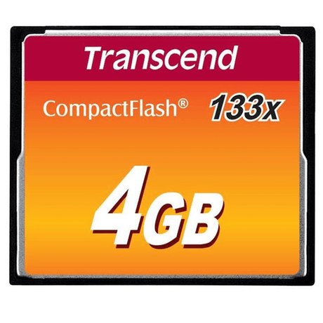 Transcend CompactFlash 133x 4GB TS4GCF133