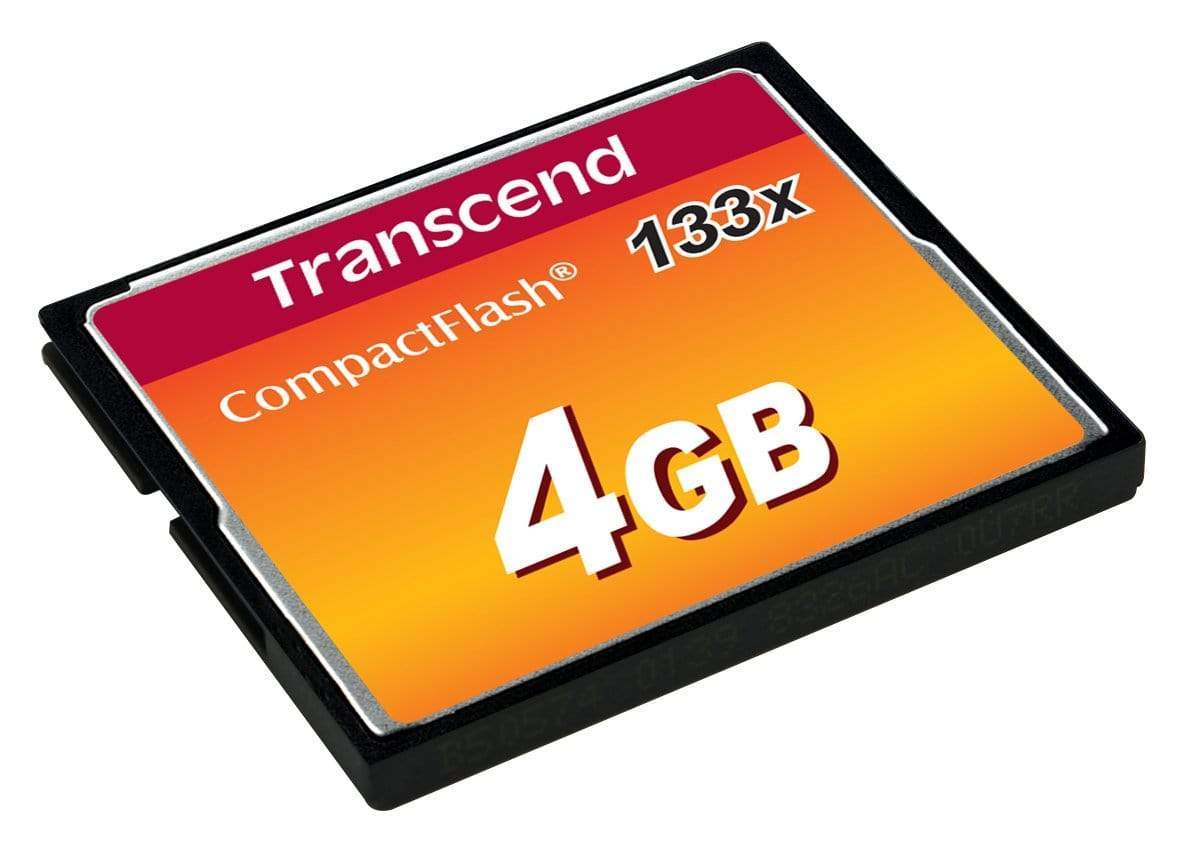 Transcend CompactFlash 133x 4GB TS4GCF133