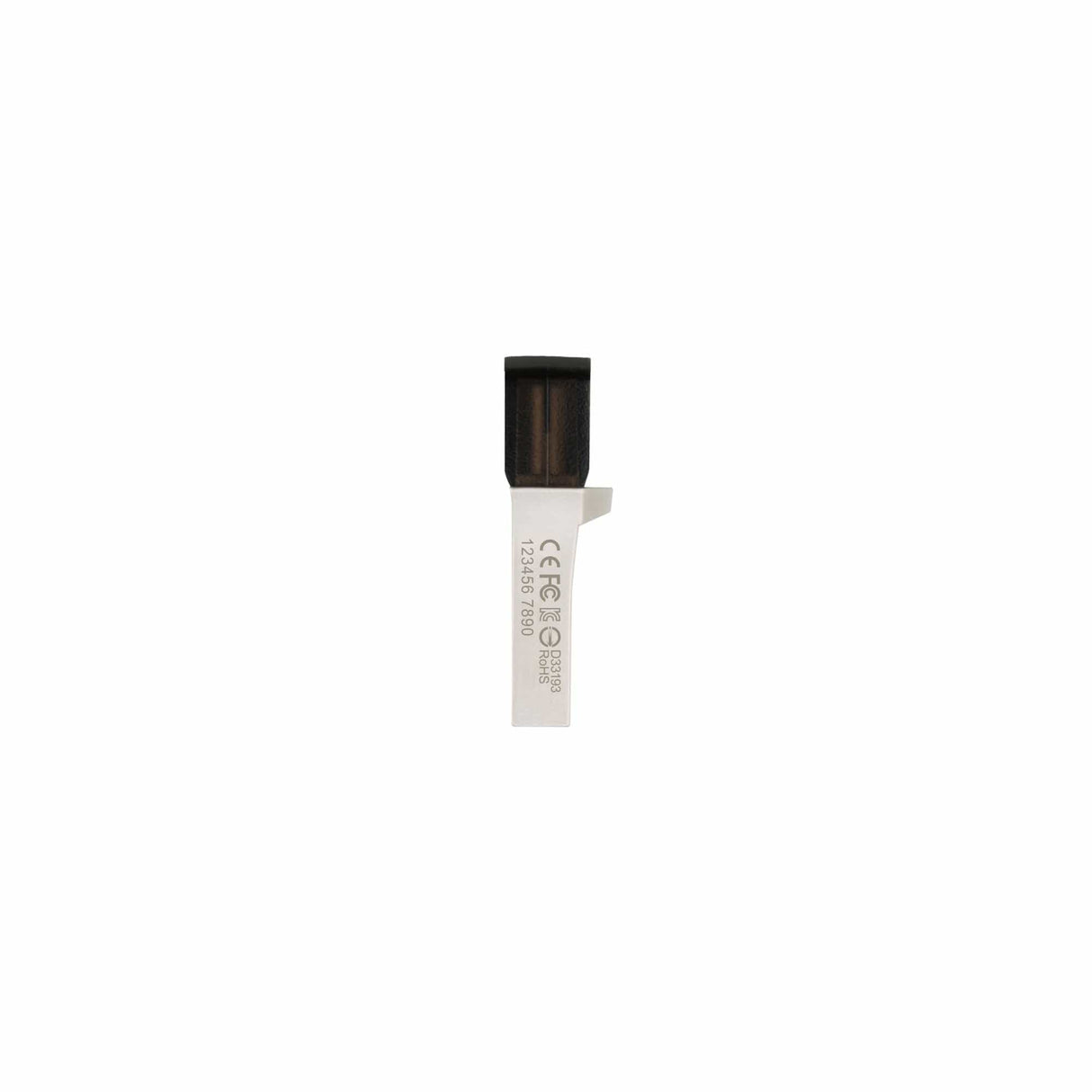 Transcend JetFlash 890 64GB USB 3.2 Gen 1 Type-A / Type-C Black and Silver USB Flash Drive TS64GJF890S