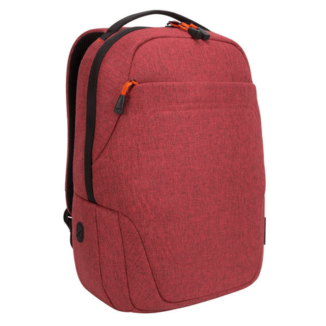 Targus Groove X2 Compact Backpack designed for MacBook 15-inch & Notebooks up to 15-inch - Dark Coral TSB95202GL