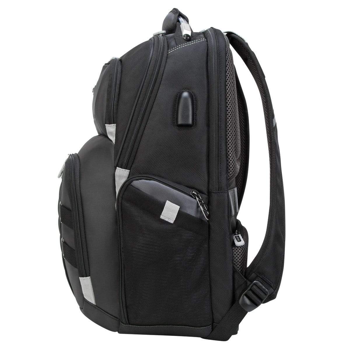 Targus DrifterTrek 11.6 to 15.6-inch Notebook Backpack With USB Power Pass-Thru Black TSB956GL