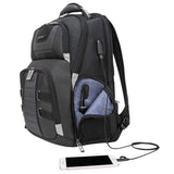 Targus DrifterTrek 11.6 to 15.6-inch Notebook Backpack With USB Power Pass-Thru Black TSB956GL