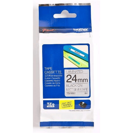 Brother TZe-M951 label-making tape Black on silver