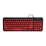 Alcatroz Jellybean U2000 Keyboard and Mouse Black Red U2000BR