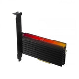 Vantec M.2 NVMe SSD PCIe X4 Adapter Card with ARGB Heat Sink UGT-M2PC12-RGB