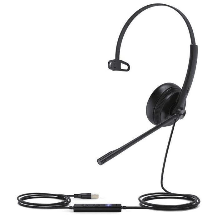 Yealink UH34-Lite-Mono USB Wired Headset with Foam Cushions UH34-LITE-MONO-TEAMS