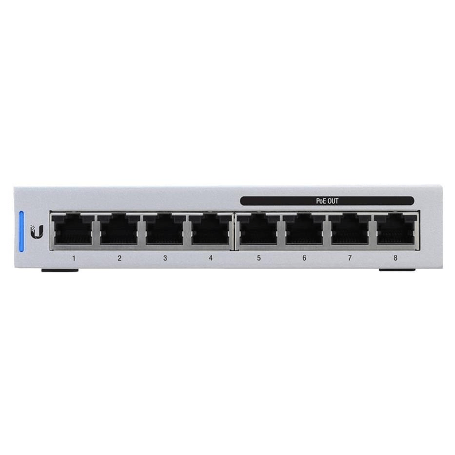 Ubiquiti UniFi 8-port Gigabit 4 PoE 60W Ethernet Managed Switch Grey US-8-60W