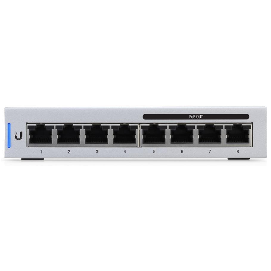 Ubiquiti UniFi 8-port Gigabit 4 PoE 60W Ethernet Managed Switch Grey US-8-60W