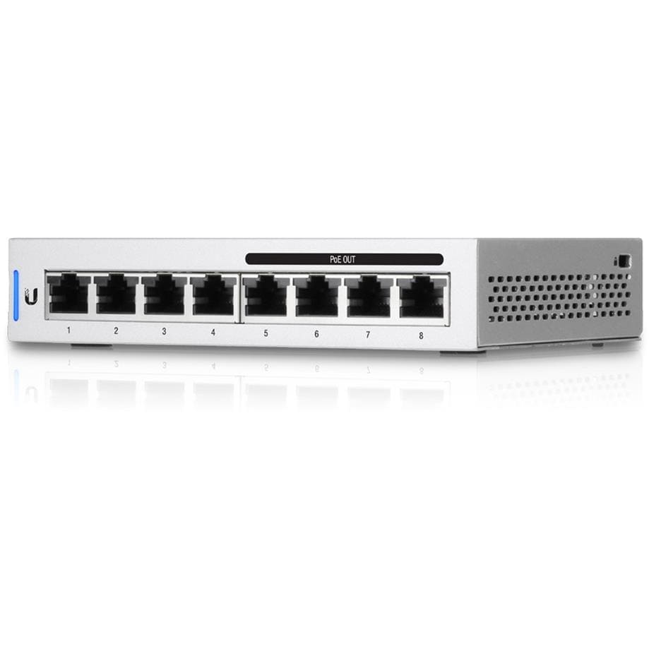 Ubiquiti UniFi 8-port Gigabit 4 PoE 60W Ethernet Managed Switch Grey US-8-60W