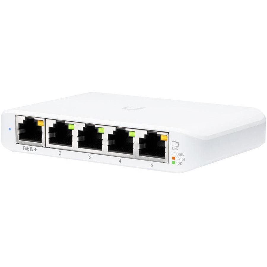 Ubiquiti 5 Port Gigabit Managed 1 PoE Input UniFi Flex Switch USW-Flex-Mini 5-port USW-5FLEXMINI