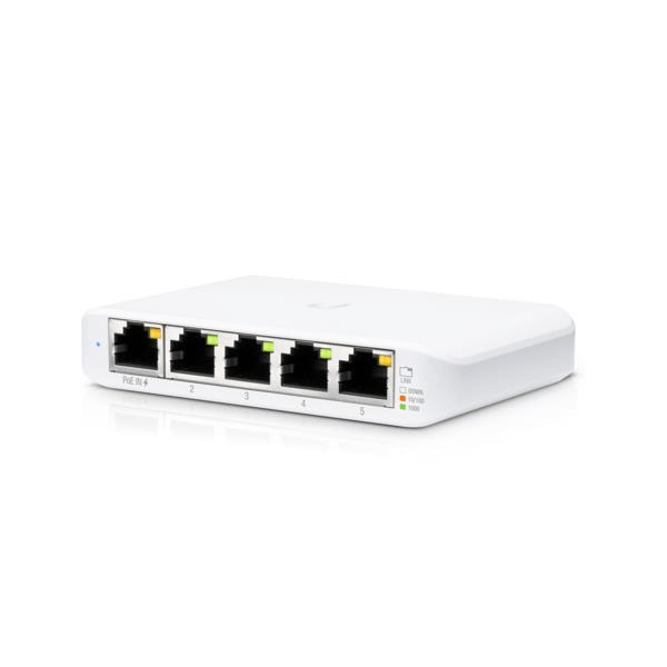 Ubiquiti UniFi Flex Mini USW-FLEX-MINI 5-port Gigabit 1 PoE Input Managed Switch