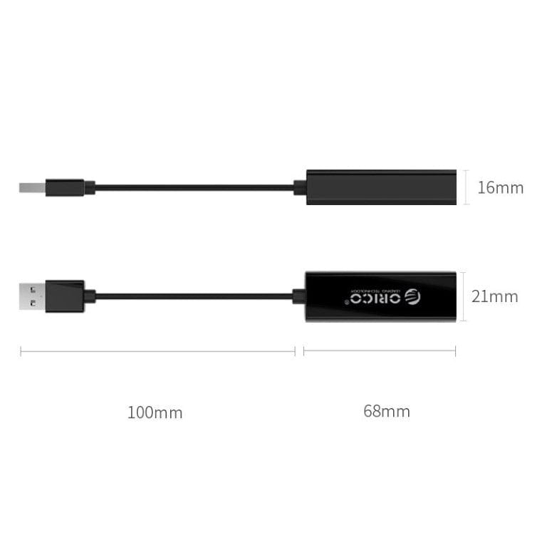 Orico USB to Gigabit Ethernet Adapter UTJ-U3-BK-BP