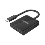 Unitek 4K 60Hz USB-C to Dual HDMI 2.0 Adapter with MST Dual Monitor V1408A