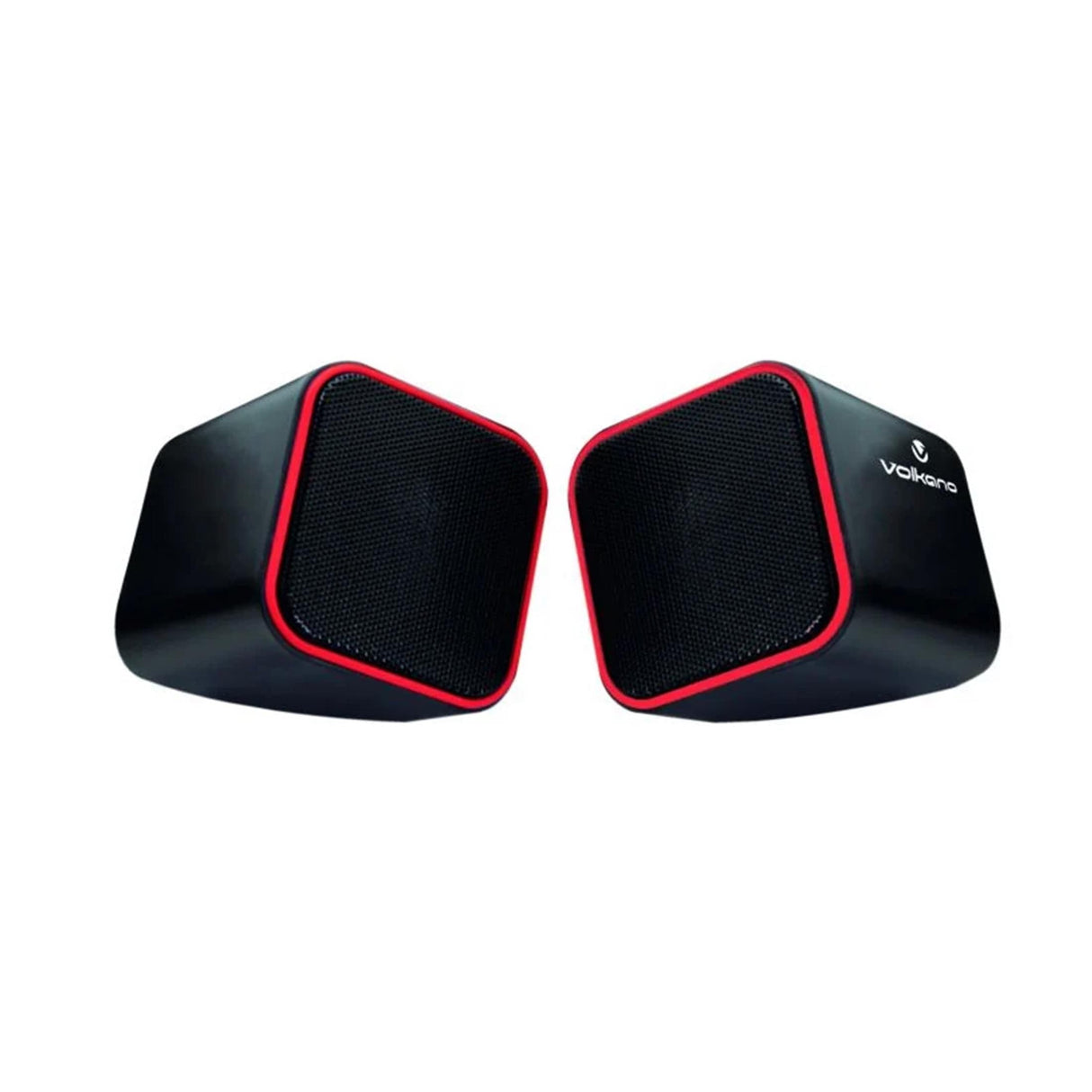 Volkano Diamond Series Red USB Speakers VB-702-RED